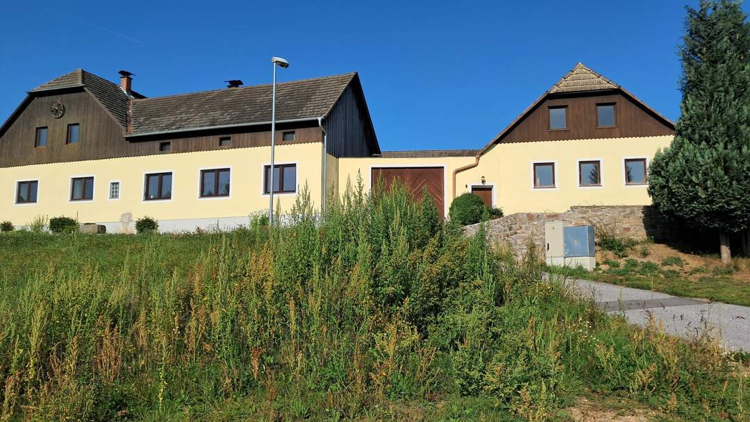 Charmantes Bauernhaus in Merzenstein/Rappottenstein – uneinsehbarer Vierkanthof bietet zahlreiche Möglichkeiten!