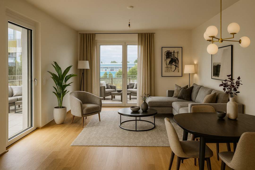 Erstzbezug und provisionsfrei: Schnäppchet Hit in der Nöhe von U1 Leopoldau - Wie im Urlaub