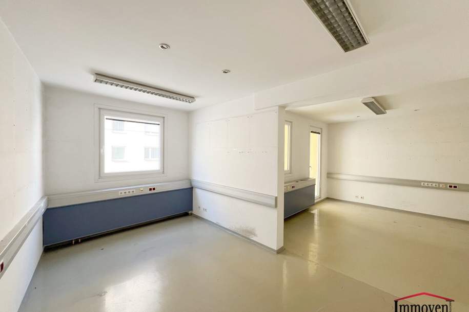 PROVISIONSFREI - Erstbezug nach Generalsanierung: Büro mit Loggia beim Nordwestbahnviertel!, Gewerbeobjekt-miete, 1.889,61,€, 1200 Wien 22., Donaustadt