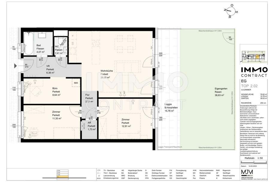 Stock2Live Exklusive Wohneinheiten 42qm - 120qm in Stockerau! _fußläufig zu Schule und Bahnhof!, Wohnung-kauf, 430.000,€, 2000 Korneuburg