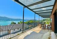 Privates Wörthersee-Panorama auf höchstem Niveau – Penthouse in der Villa Onda mit Sauna & 2xTG