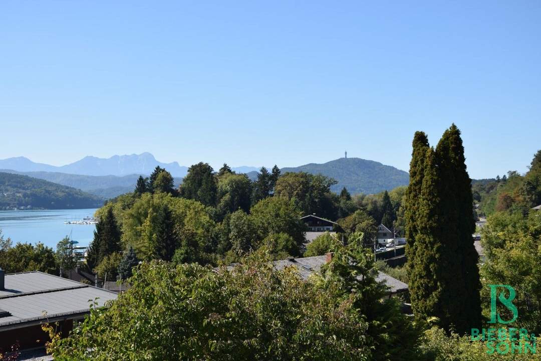Fantastische Aussichtslage mit Seeblick - von den Karawanken bis zum Pyramidenkogel und noch viel weiter!