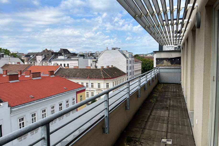 Thaliastraße - 2 Zimmer DG-Wohnung mit 16,37m2 Terrasse, Wohnung-miete, 1.005,04,€, 1160 Wien 16., Ottakring