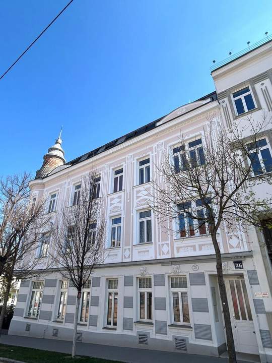 Voll möblierte und sehr hochwertig sanierte 2-Zimmer Altbauwohnung ruhig gelegen nächst Gersthof