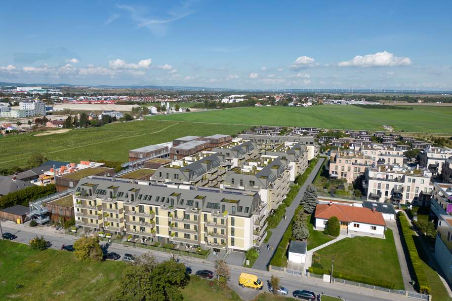 1 Monat Mietzinsfrei: Erstbezug im Grünen Nahe der U2 - zwischen Badeteich Hirschstetten &amp; Seestadt, Wohnung-miete, 1.099,00,€, 1220 Wien 22., Donaustadt