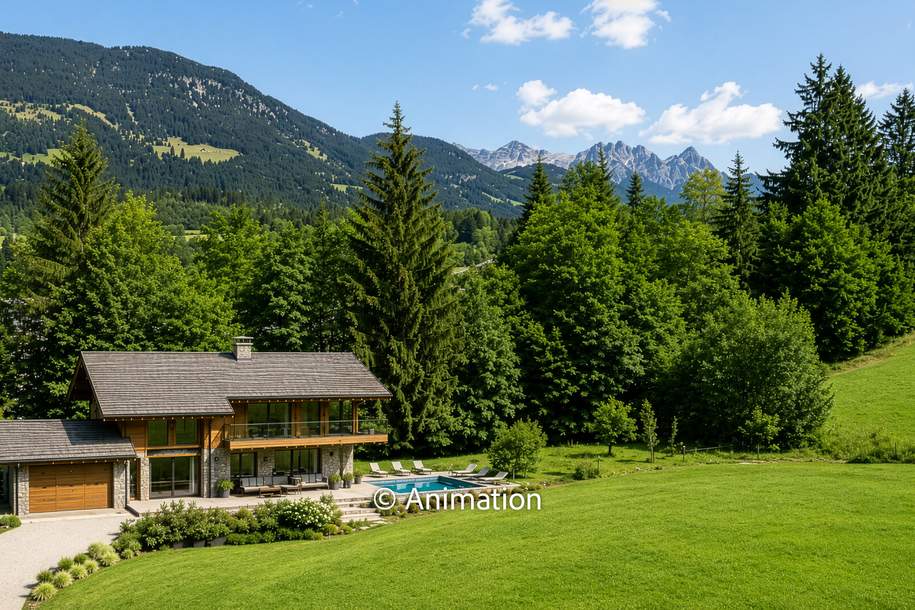 Baugrundstück mit Altbestand in sonniger Ruhelage, Grund und Boden-kauf, 810.000,€, 6391 Kitzbühel