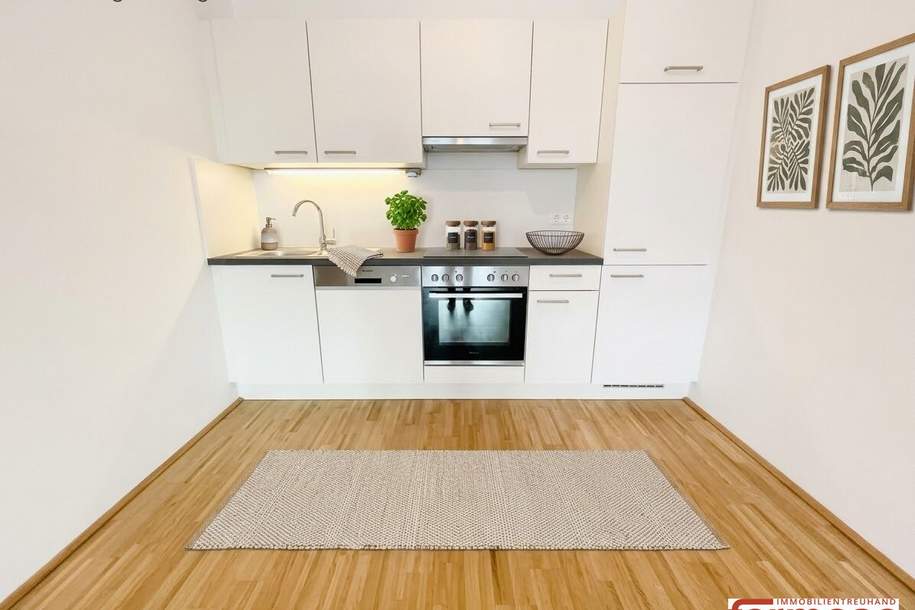 Helle 3-Zimmer-Wohnung mit Balkon, Einbauküche und Fußbodenheizung in 1200 Wien, Wohnung-miete, 1.269,00,€, 1200 Wien 20., Brigittenau