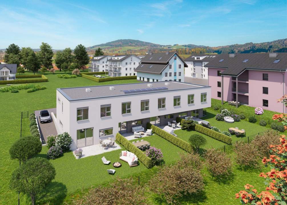 SonnenQuartier 3.0 - Mittelreihenhaus in hochwertiger Bauweise und Tiefgarage in Neumarkt am Wallersee