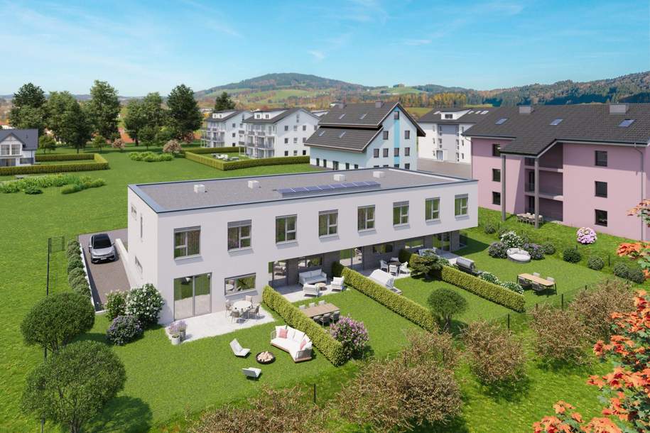 SonnenQuartier 3.0 - Mittelreihenhaus in hochwertiger Bauweise und Tiefgarage in Neumarkt am Wallersee, Haus-kauf, 622.800,€, 5202 Salzburg-Umgebung