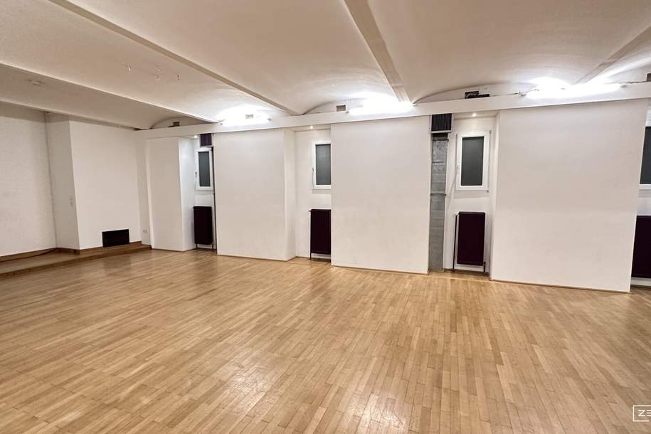 Souterrain Lokal nahe dem Wiener Schwarzenbergplatz | ZΞLLMANN IMMOBILIEN, Gewerbeobjekt-miete, 1.896,38,€, 1040 Wien 4., Wieden