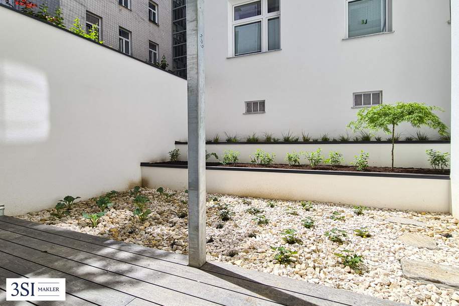 THE CORE: 3 Zimmer Altbauwohnung mit Garten- und Terrassenfläche, Wohnung-kauf, 375.000,€, 1040 Wien 4., Wieden