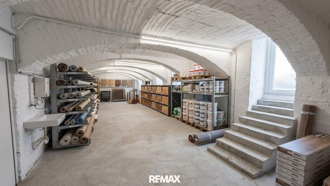 Magazin- & Lagerfläche mit Gewölbekeller nahe Wiedner Hauptstraße