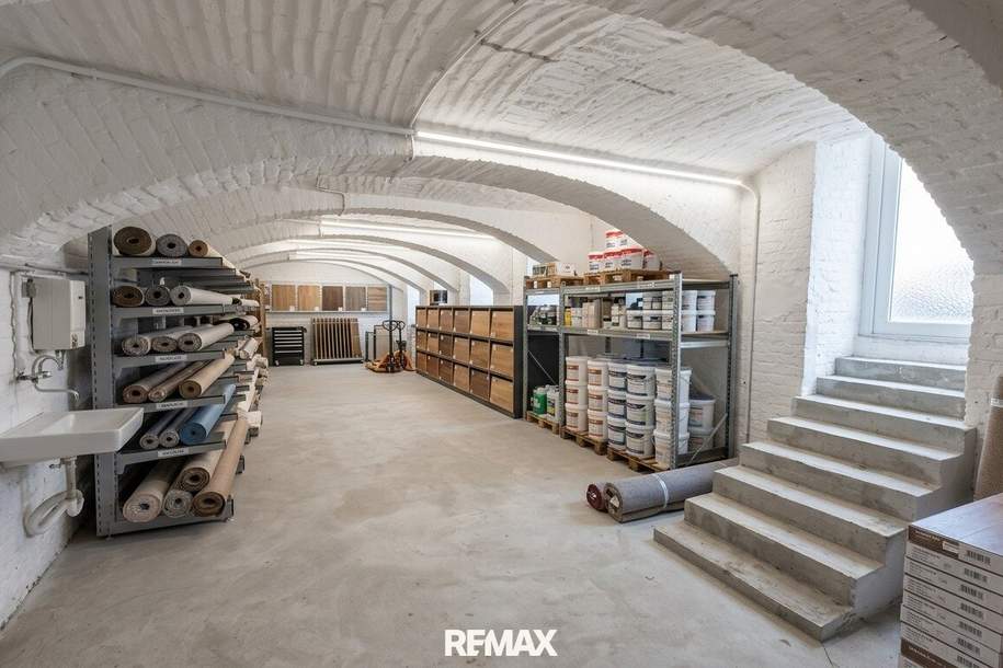 Magazin- & Lagerfläche mit Gewölbekeller nahe Wiedner Hauptstraße, Gewerbeobjekt-kauf, 129.000,€, 1050 Wien 5., Margareten