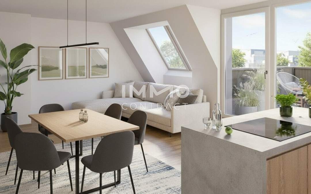 WOHN(T)RAUM OBERLAA: Stilvolle Dachgeschosswohnung – Erstbezug inklusive