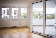 Nähe Rennweg / Media Quartier St. Marx - Moderne 2 Zimmer Wohnung mit Loggia