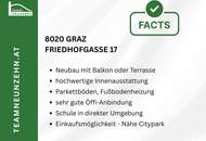 Kompakte 2-Zimmer-Wohnung mit Balkon - Hauptbahnhof Graz in Gehweite!