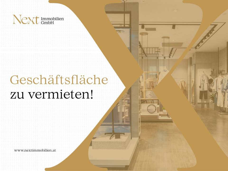 Geschäftsfläche mit hoher Kundenfrequenz in unmittelbarer Nähe zur Landstraße zu vermieten!