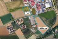 an der Osttangente nahe Autobahnauffahrt Sattledt bis zu 40.000 m2 - TEILFLÄCHEN MÖGLICH