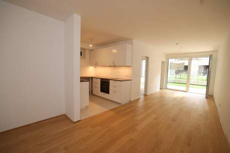 Erstbezug nach Renovierung I TERRASSE &amp; EIGENGARTEN I Ruhelage I Tiefgarage Optional I fußläufige Verbindung an den öffentlichen Verkehr, Wohnung-miete, 990,00,€, 1220 Wien 22., Donaustadt