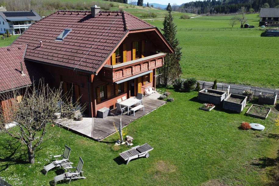 Holzblockhaus in absoluter Ruhelage in Finkenstein am Faaker See, Haus-kauf, 498.500,€, 9584 Villach Land