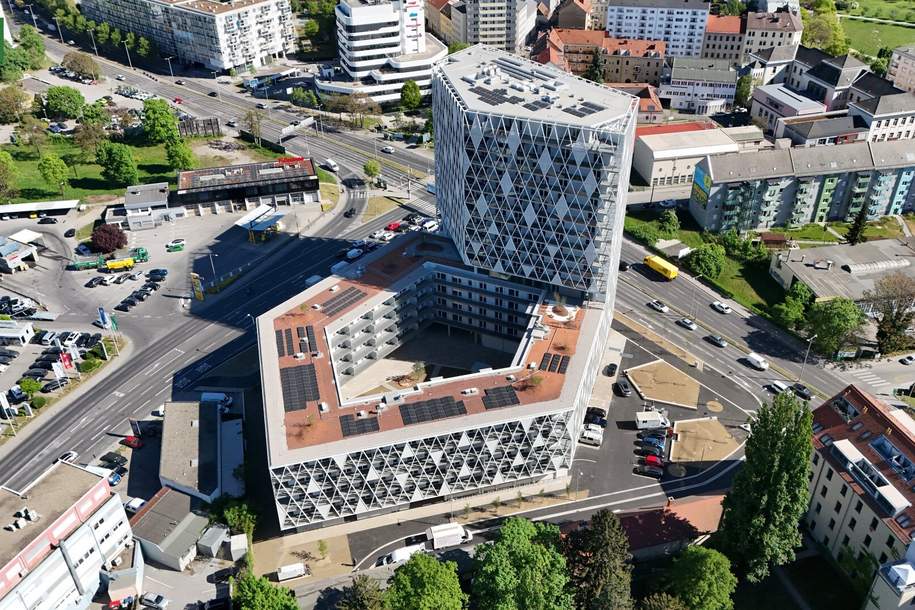 Daheim in der Skyline – Erstbezug exklusive ab sofort beziehbar, Wohnung-miete, 785,01,€, 8020 Graz(Stadt)