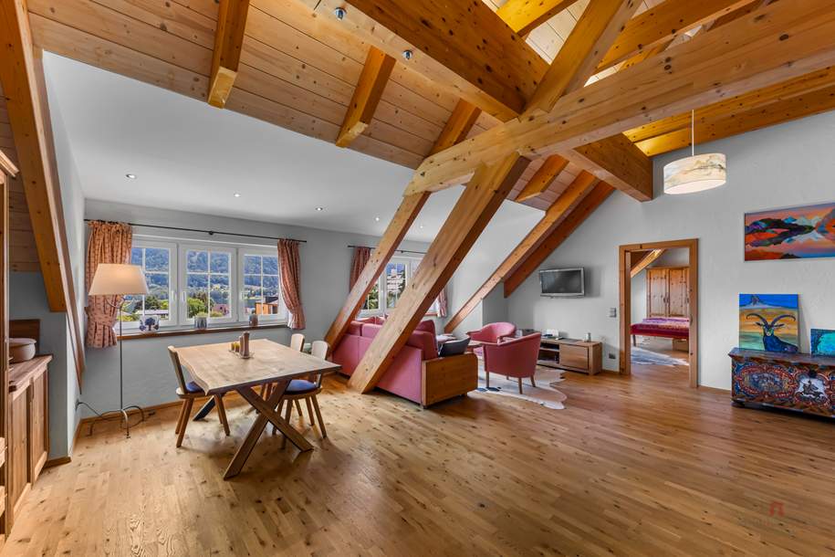 Wohngenuss im Dachgeschoss – Seeblick, Wellnessoase & alpiner Charme vereint, Wohnung-kauf, 495.000,€, 9551 Feldkirchen