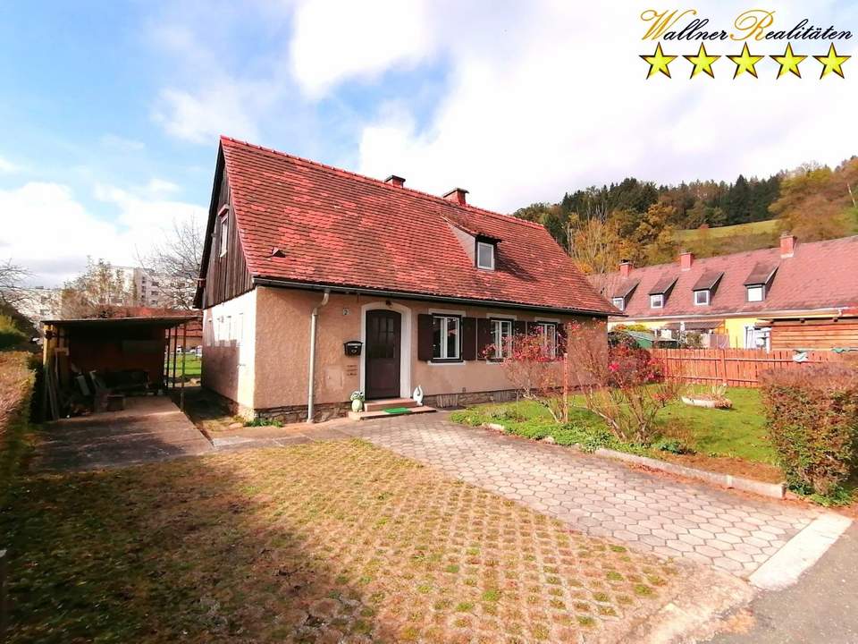 Sanierungsbedürftiges Wohnhaus mit ebenerdigen Garten