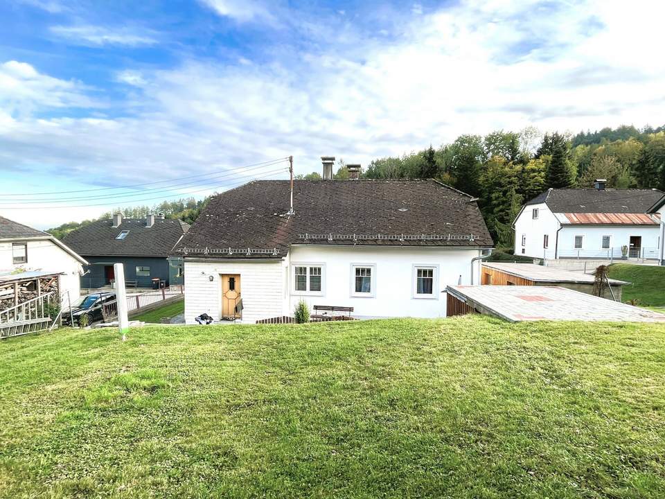 Leistbares Einfamilienhaus mit Garten und Gartenhütte!