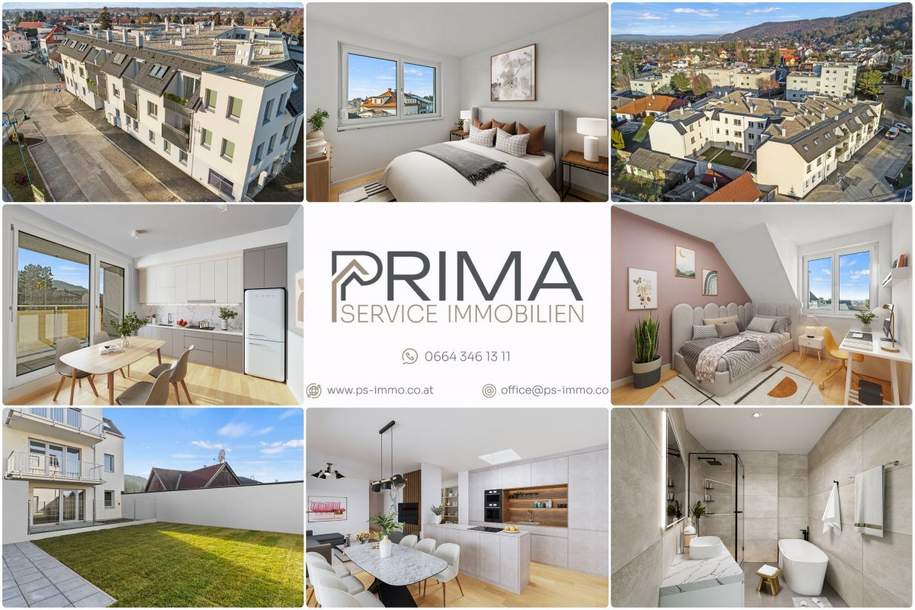 ++ NEU ++ NEUBAU DREI Zimmer mit BALKON, Wohnung-kauf, 333.000,€, 3423 Tulln