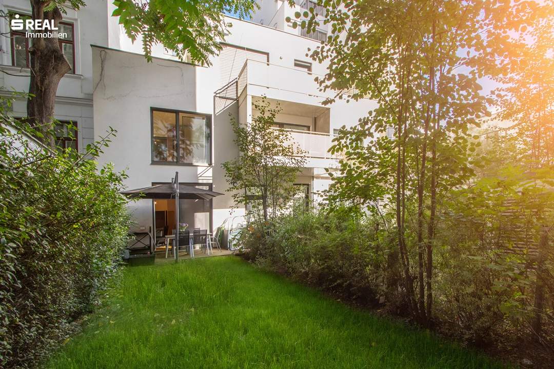 Eigener Garten mitten in Margareten – ruhige Maisonette ca 104 m2 nahe dem Margaretenplatz