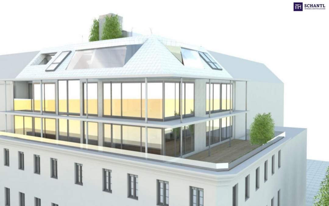 Attraktiver Preis / Perfekte Lage! Baubewilligter Neubauteil bzw. Rohdachboden mit ca. 626m² Potential! Schmankerl in 1030 Wien! Ruhelage + Ideale Infrastruktur!