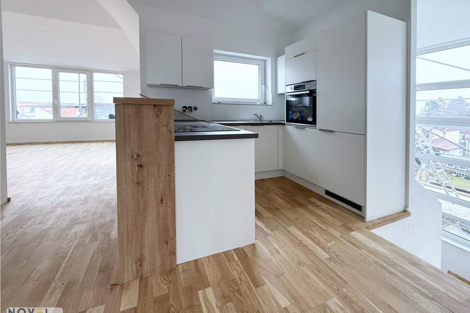 Außergewöhnliche DG-Wohnung mit 4 Terrassen und eigenem Liftzugang!, Wohnung-miete, 1.490,00,€, 1220 Wien 22., Donaustadt