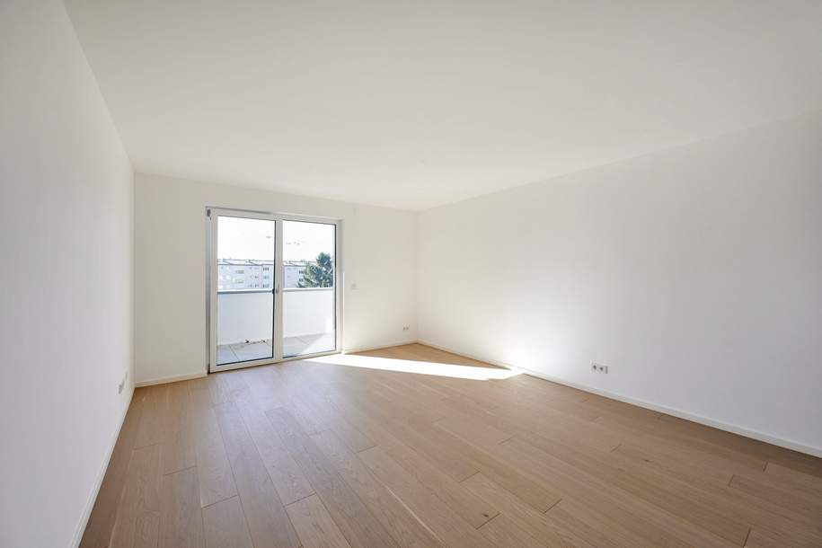 Naturnah wohnen, stadtnah leben – Ihre 3-Zimmer-Loggiawohnung mit Wohlfühlfaktor! ERSTBEZUG!, Wohnung-kauf, 425.000,€, 1220 Wien 22., Donaustadt