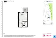 Top-Grundriss | Helle 1-Zimmer-Wohnung
