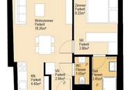 Erstbezug nach Sanierung: Schöne 2 Zimmer-Wohnung mit separater Küche