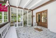 Zeitlose Eleganz im Wienerwald – Historische Villa mit Nebengebäuden auf Traumgrundstück mit Outdoorpool und Waldsauna