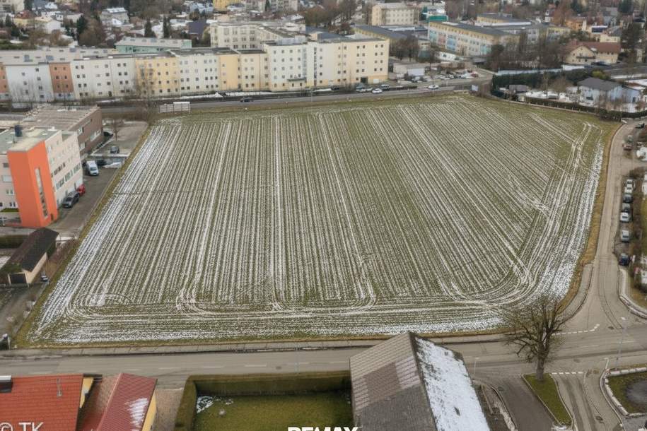 Großvolumiges Baugrundstück im Herzen von Braunau, Grund und Boden-miete, 20.906,40,€, 5280 Braunau am Inn