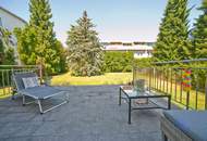 ***VOLLMÖBLIERTE EG-Wohnung mit Terrasse, Garten u. Garage***