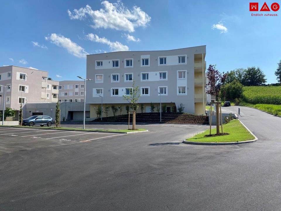 Tiefgaragenplatz in modernem Neubau in St. Georgen/Gusen! Fußläufig zum Bahnhof und zum Ortskern!