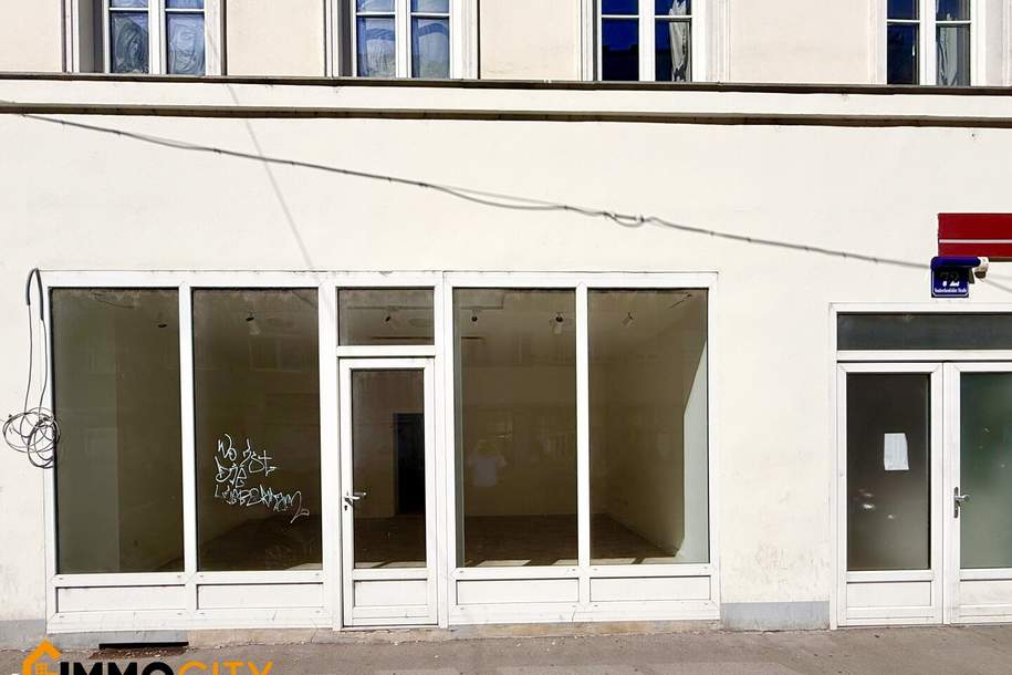 Charmantes Geschäftslokal (61 m²) mit großzügiger Auslage in frequentierter Lage des 16. Bezirks, Neulerchenfelder Straße 72, Gewerbeobjekt-miete, 1.208,33,€, 1160 Wien 16., Ottakring