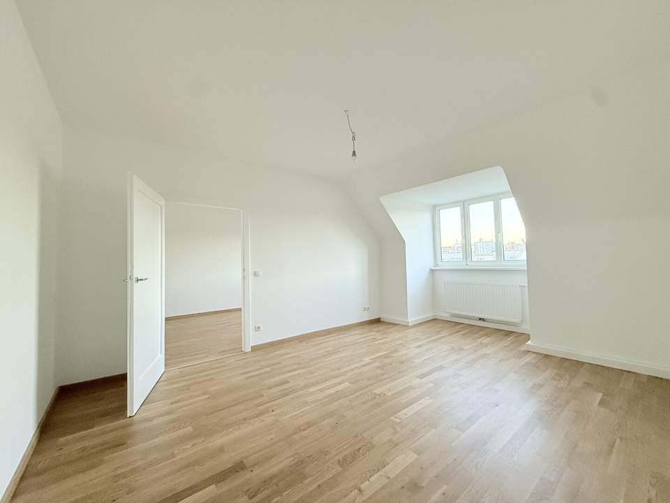 Erstbezug- hübsche Zweizimmerwohnung im Dachgeschoss