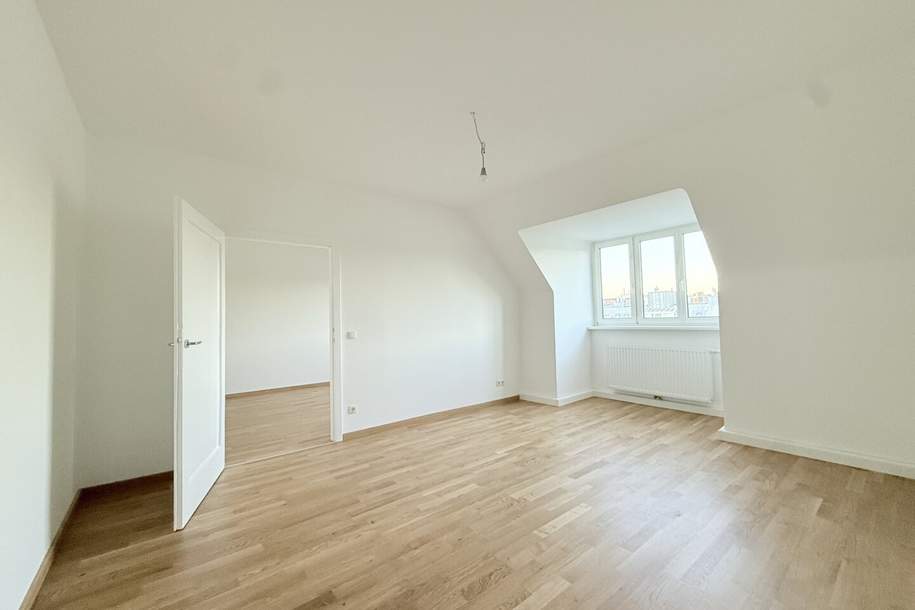 Erstbezug- hübsche Zweizimmerwohnung im Dachgeschoss, Wohnung-miete, 849,90,€, 1210 Wien 21., Floridsdorf