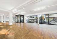 Büro oder Verkaufsraum – flexible Fläche mit beeindruckender Fensterfront