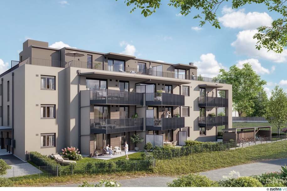 Attraktive 2 Zimmer Wohnung mit sonnigem Balkon in Bürmoos, Wohnung-kauf, 244.000,€, 5111 Salzburg-Umgebung