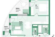 Hochwertige 3-Zimmer-Wohnung mit zwei Balkonen (Abendsonne!) nahe U4 | Rondelle XIV - 2.OG - Top 10