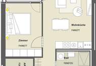 UNBEFRISTET: 2 Zimmer mit Loggia und vielen Extras im Haus nahe Belvedere!