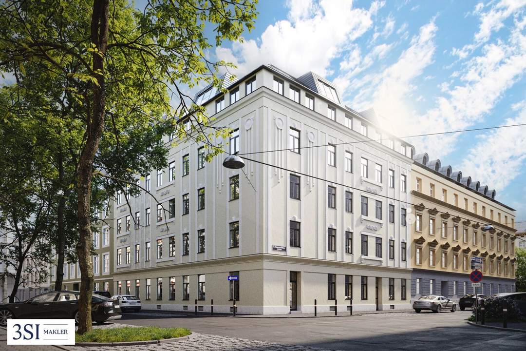 CHARME, RAUM & BESTE LAGE – 3-Zimmer-Wohnung im 3. Bezirk