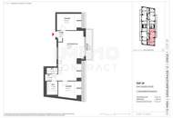 UNBEFRISTET! ZWEITBEZUG - 3 Zimmer-Terrassen-Wohnung w1.39