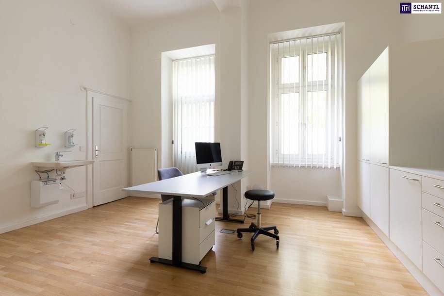 STARTEN SIE JETZT IN DIE SELBSTSTÄNDIGKEIT! Etablierte Arztpraxis im Herzen von Graz! VIDEO-RUNDGANG! ANMIETUNG FÜR 8 STUNDEN PRO WOCHE, Gewerbeobjekt-miete, 1.260,00,€, 8010 Graz(Stadt)