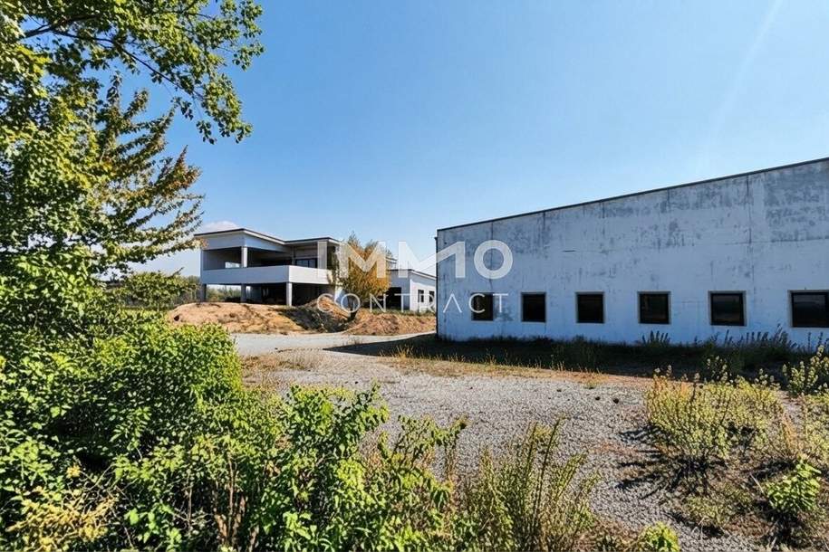 Provisionsfrei!! Top Betriebsstandort: Wohn-/Bürogebäude, Halle und großes Grundstück mit Entwicklungspotential, Gewerbeobjekt-kauf, 2.650.000,€, 2474 Neusiedl am See